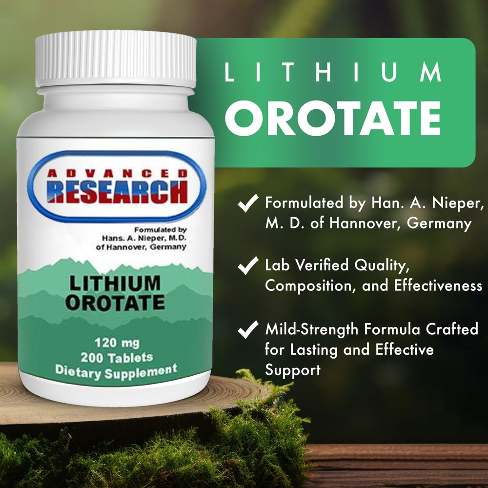 Tablets of lithium orotate 5mg
