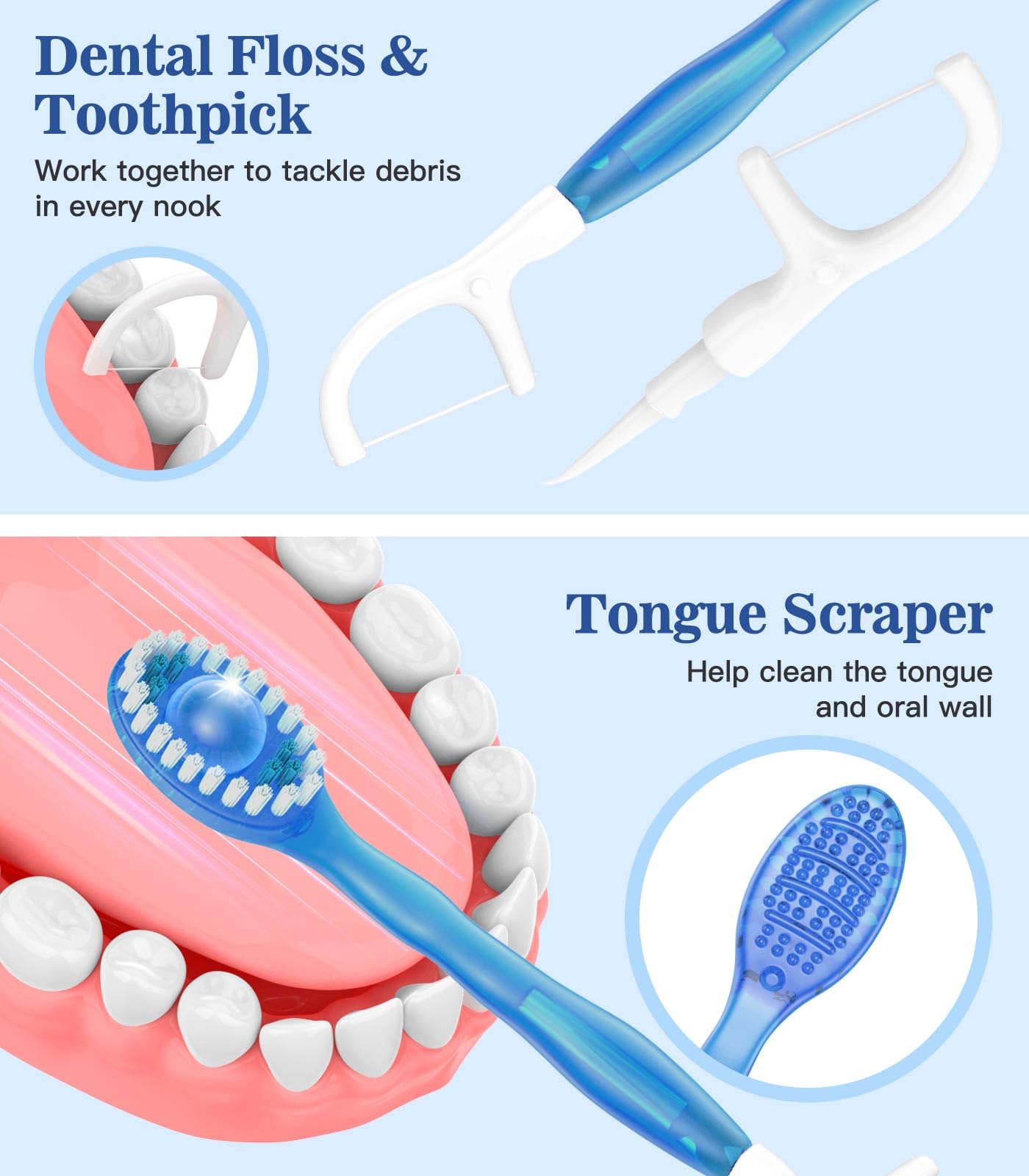 Litlcutie mint flavor disposable toothbrush