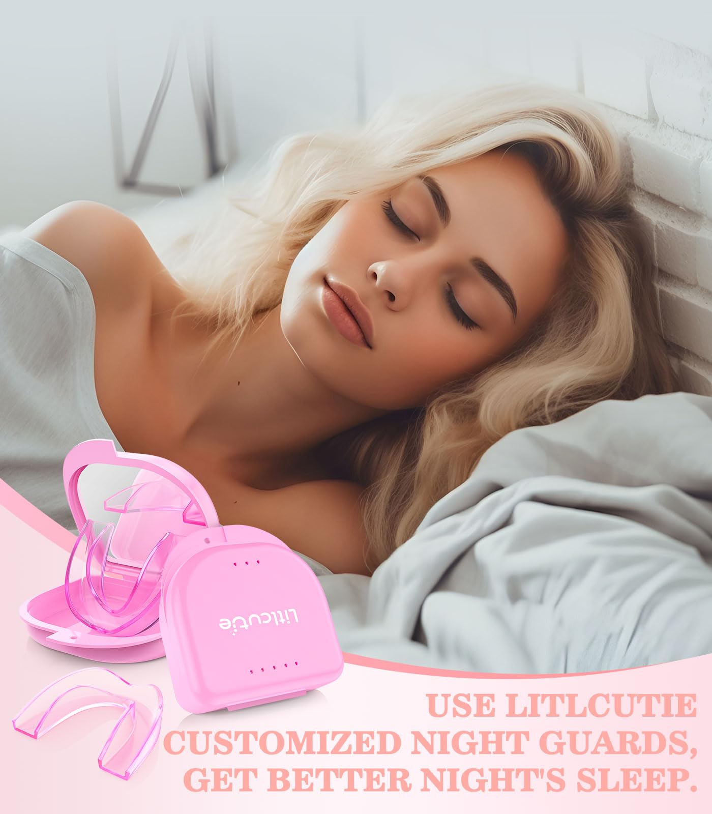 Litlcutie mouth guard teeth grinding set shown
