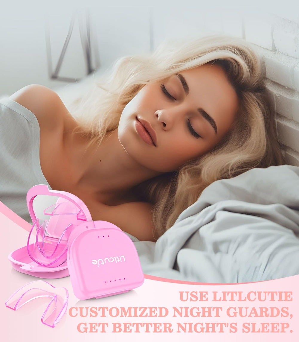 Litlcutie mouth guard teeth grinding set shown