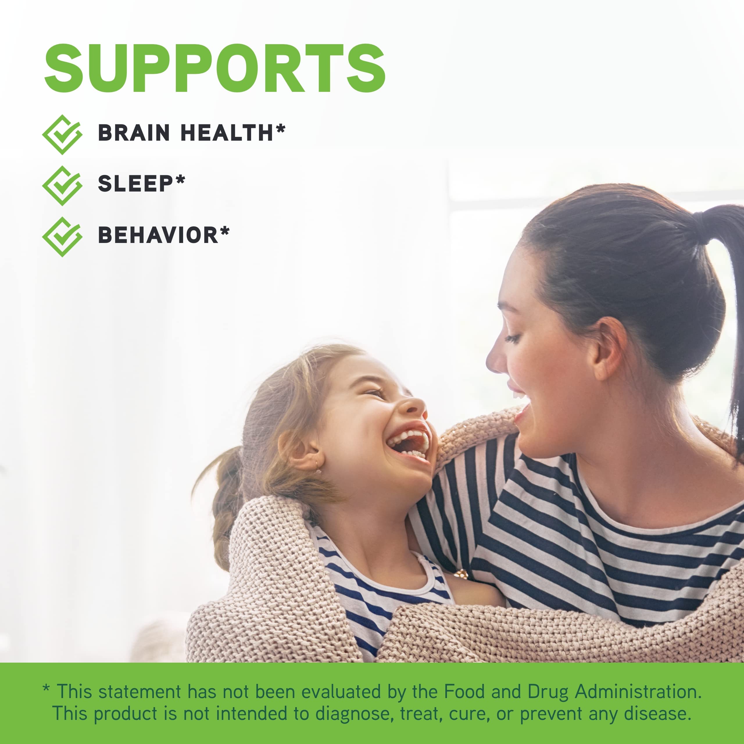 Illustration of relaxation and sleep with a child