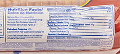 Ingredients and organic label on Almond Windmill Cookies