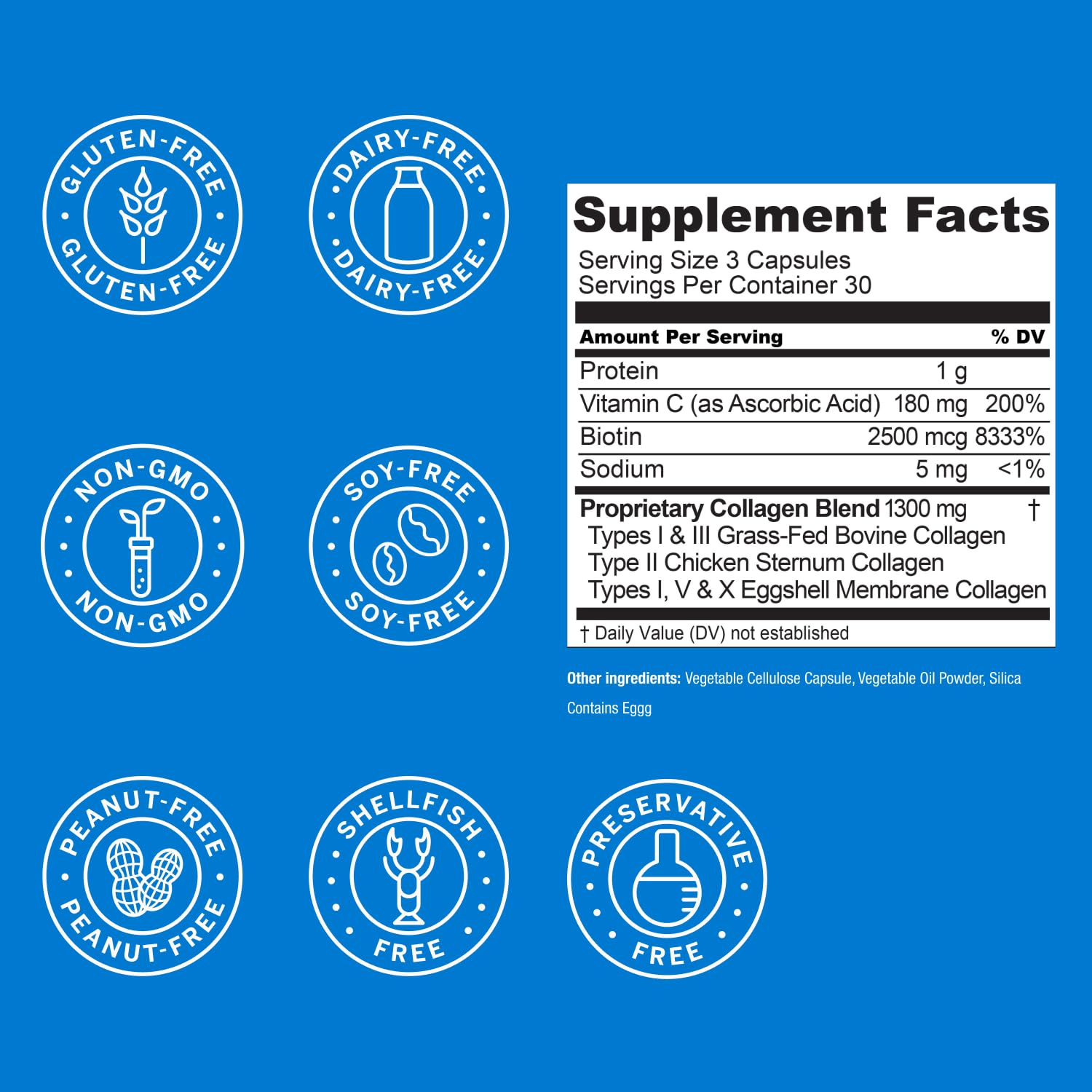 Two-bottle set of Live Conscious Beyond Collagen 90 capsules each