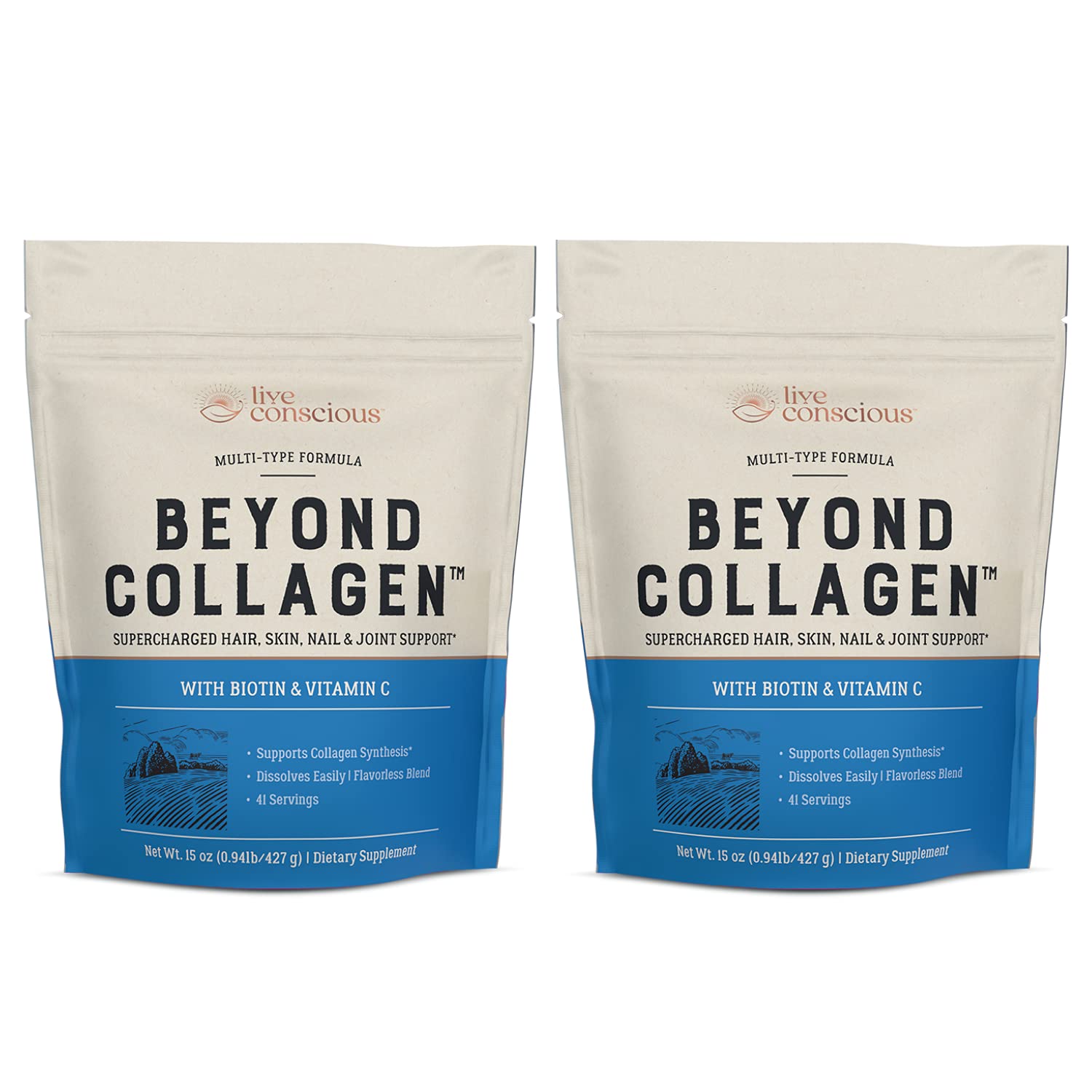 Hero image for Live Conscious Beyond Collagen 2-pack