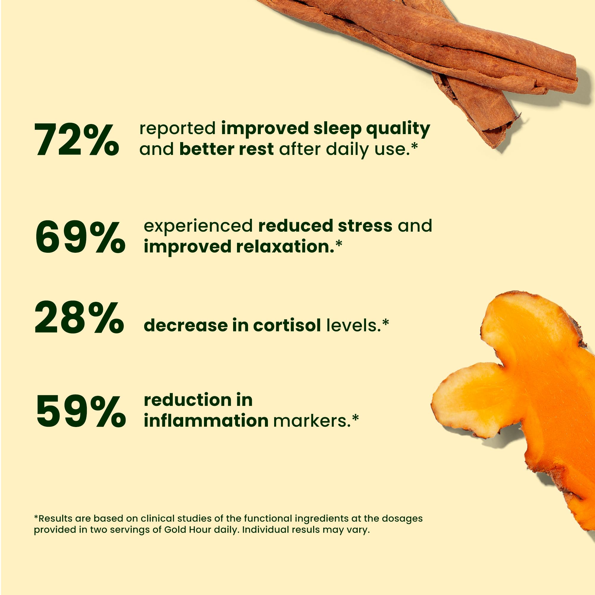 Prepared iced Golden Hour latte in a glass