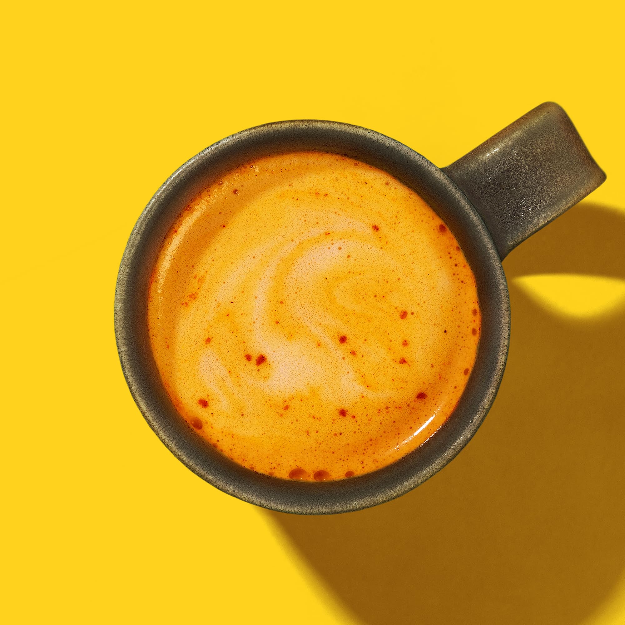 Golden Hour latte ingredients including coconut, turmeric, and ashwagandha