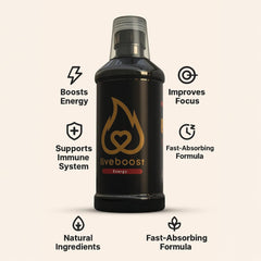 Nutrition label and key ingredients of LIVEBOOST