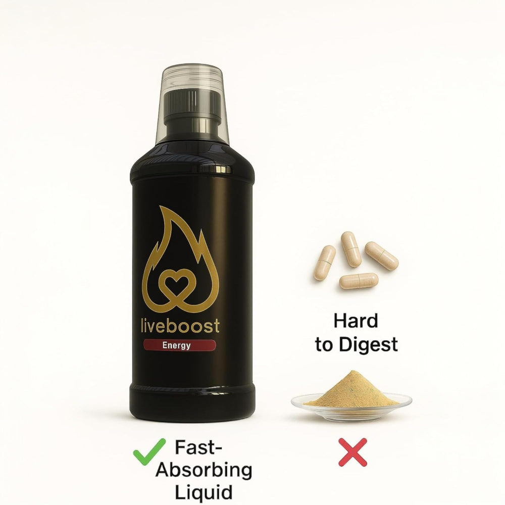 LIVEBOOST 2-pack packaging and bottles