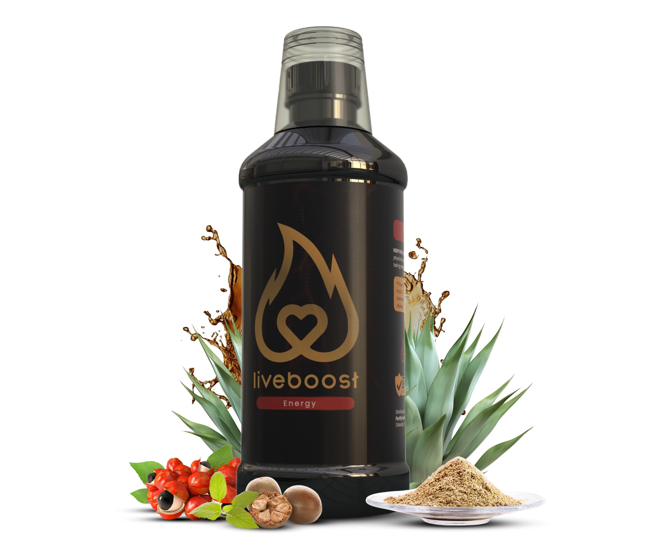 LIVEBOOST 480ml bottle front view