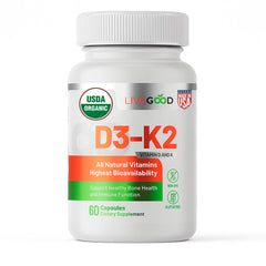 LIVEGOOD D3-K2 bottle front label
