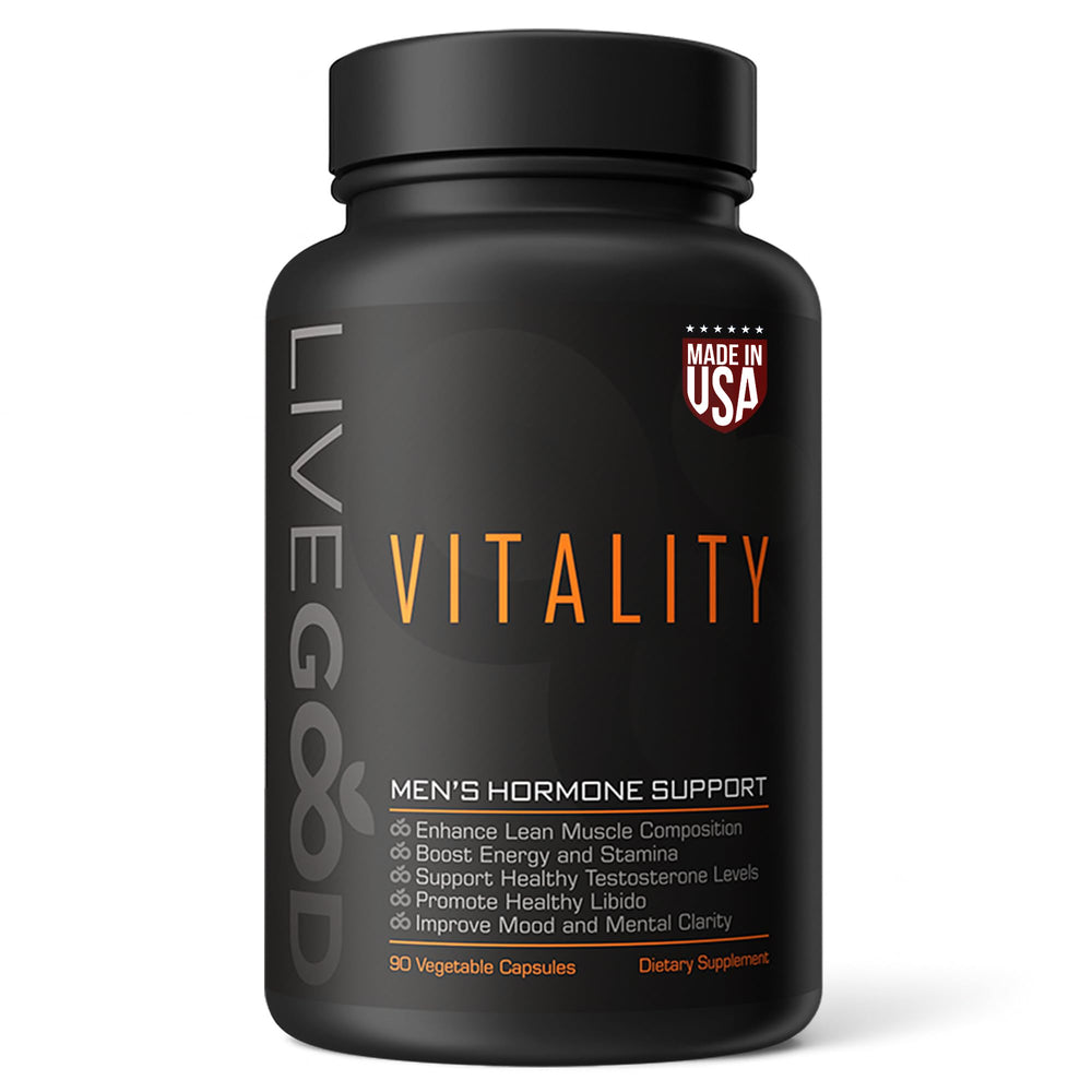 LIVEGOOD Vitality bottle - front view