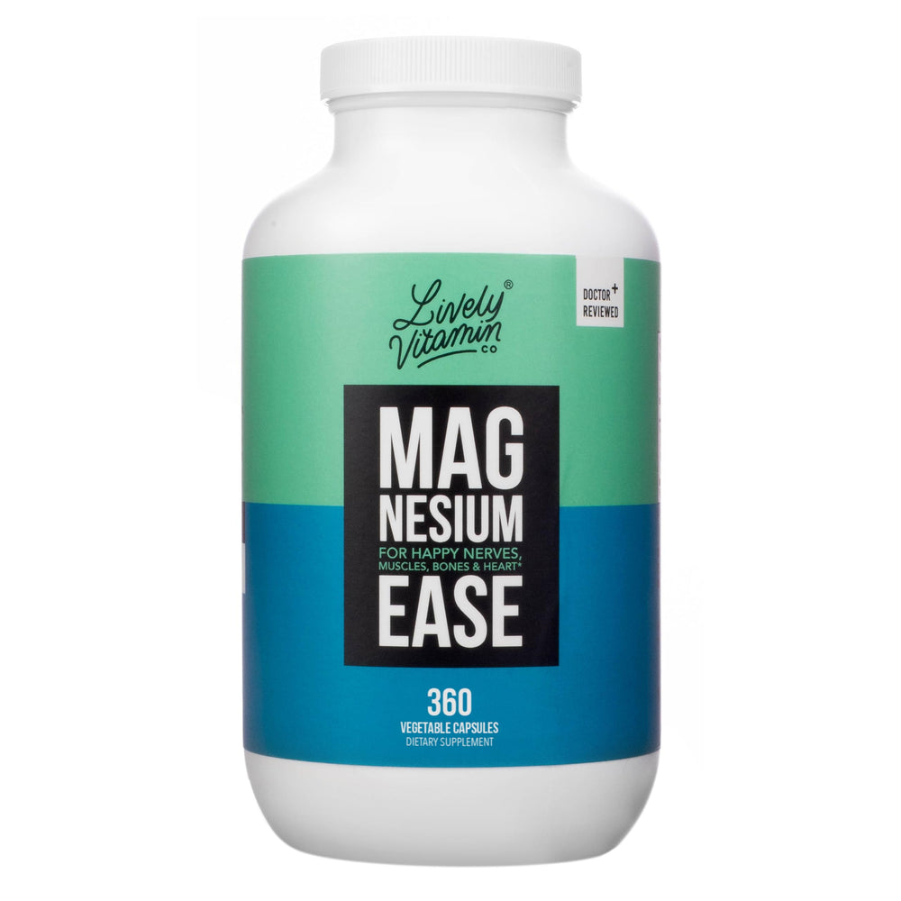 Lively Vitamin Co Magnesium Ease bottle front label