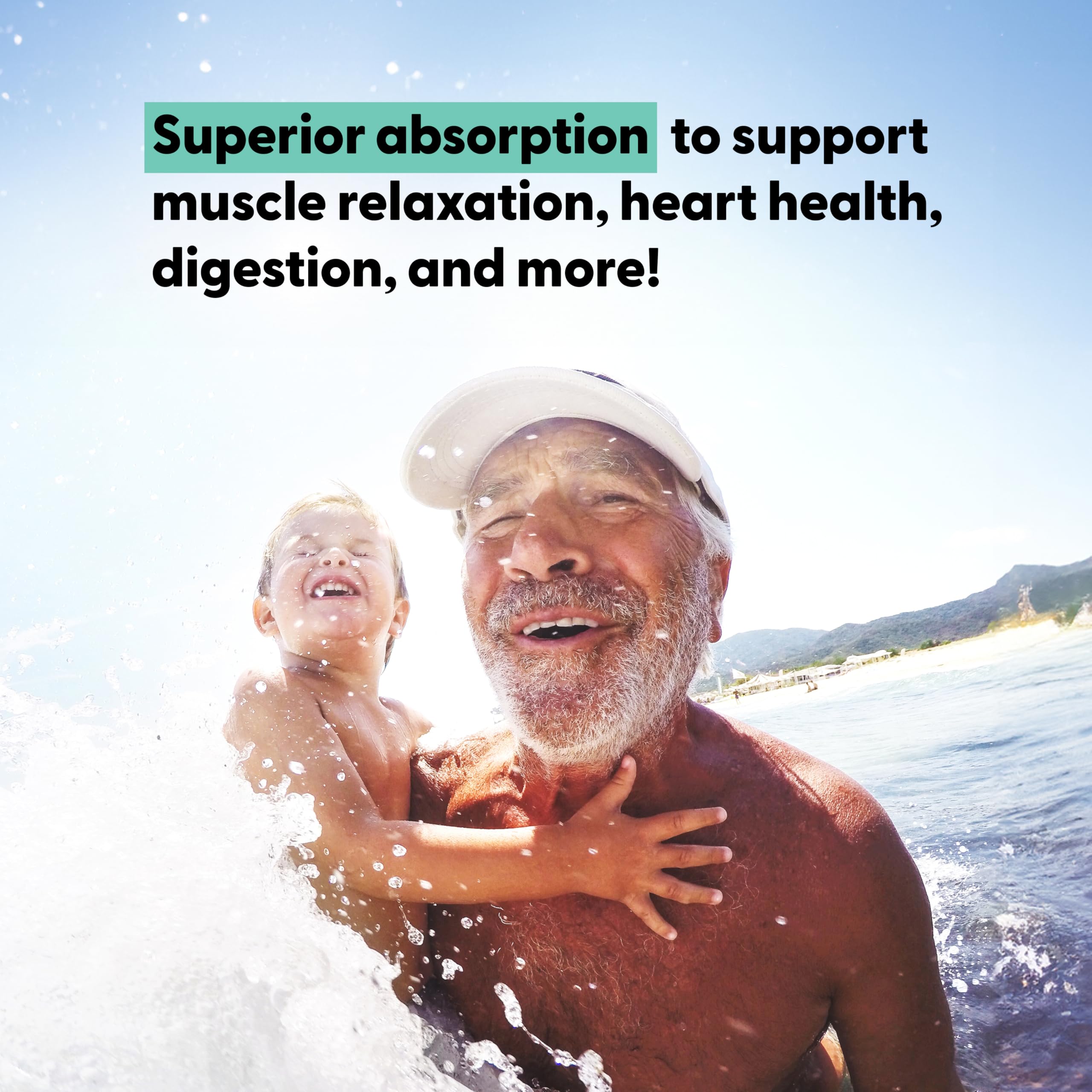 Gluten-free, dairy-free, soy-free, and Non-GMO icons for Magnesium Ease