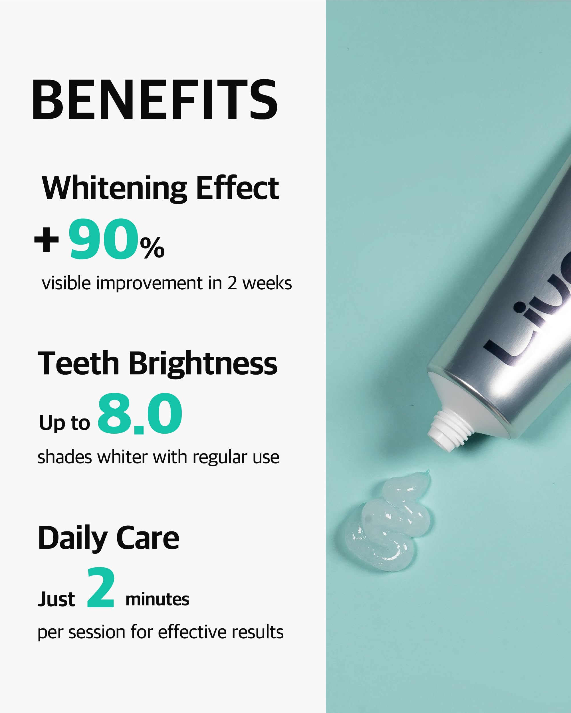 Travel-friendly 3-pack of LiveOrals whitening sets