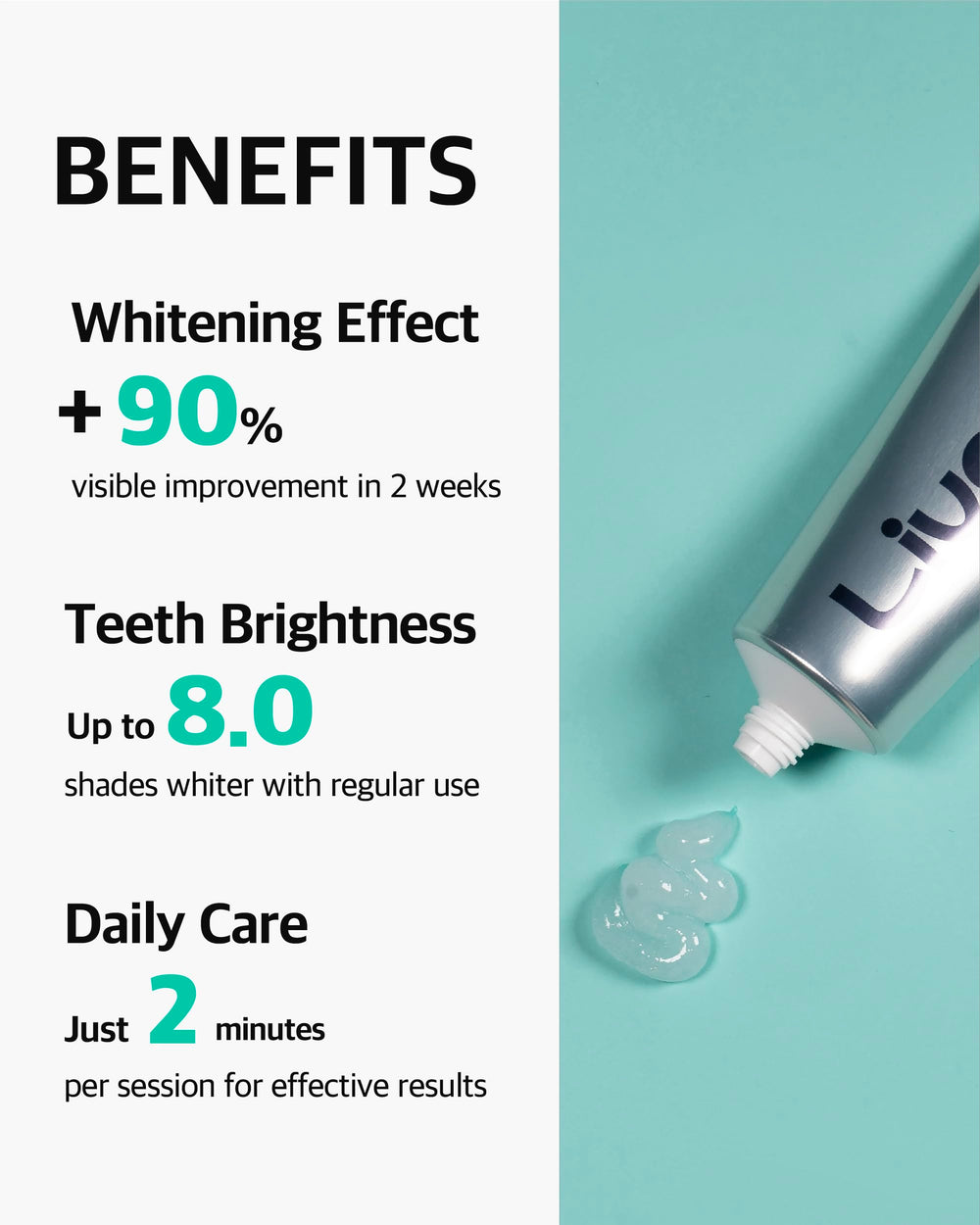 Travel-friendly 3-pack of LiveOrals whitening sets