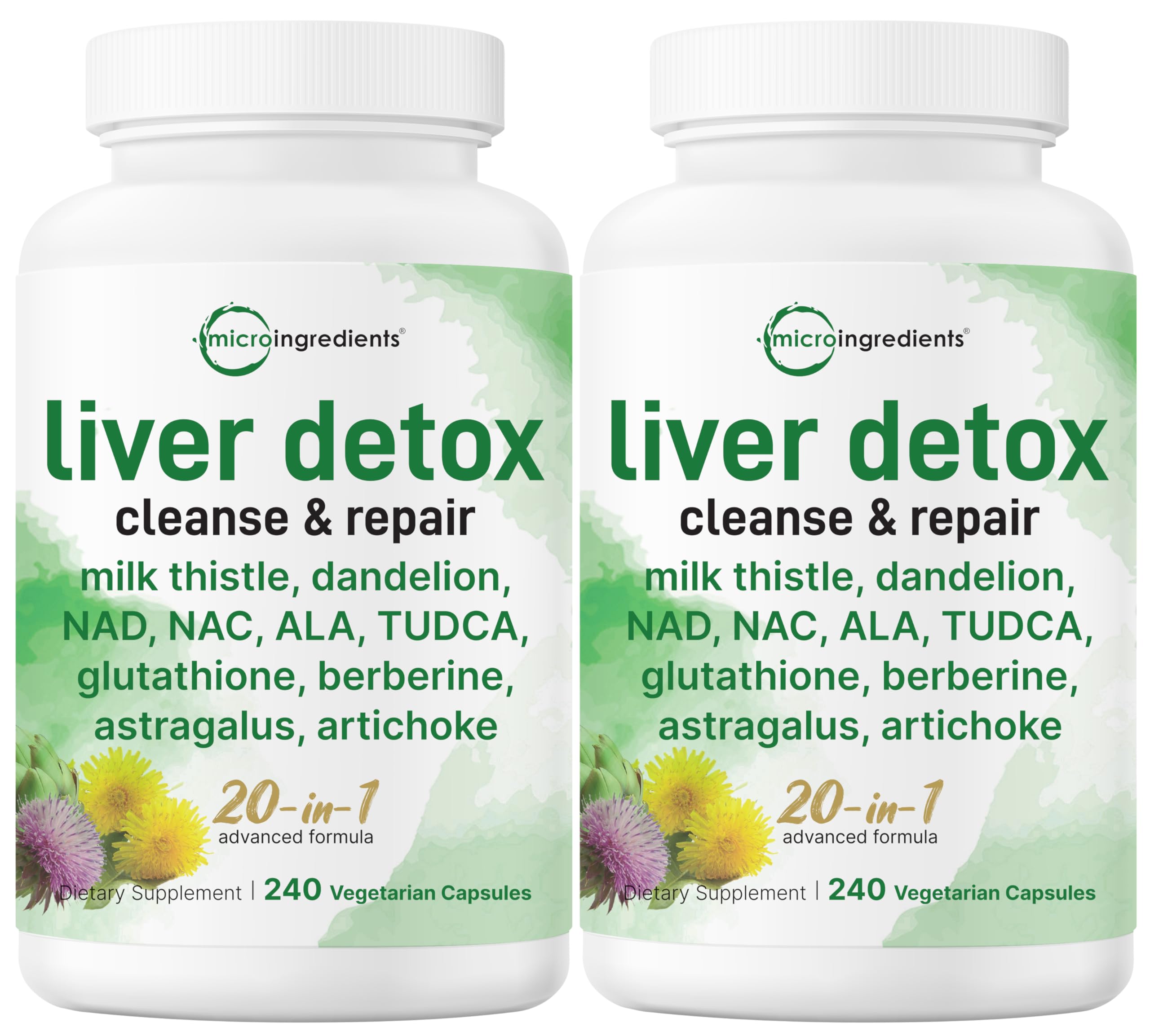 Liver Advanced bottle front view with label