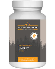 Mountain Peak Liver C bottle and capsules
