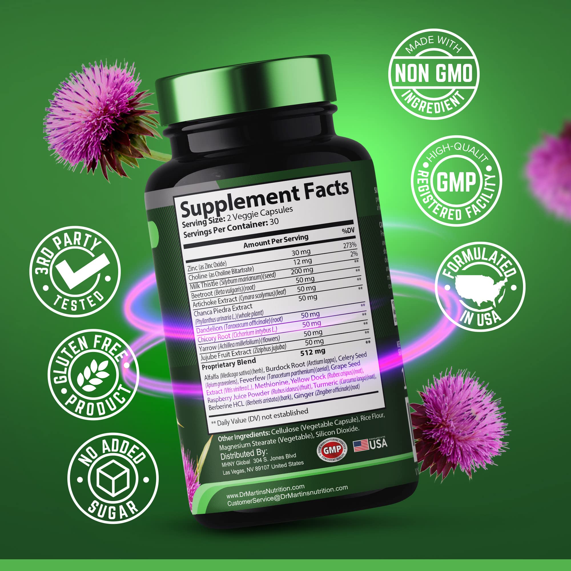 Packaging of Liver Cleanse Detox supplement