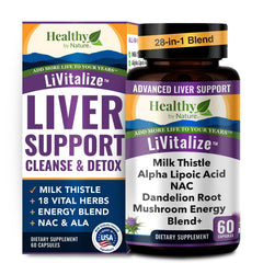 LiVitalize Liver Cleanse Detox & Repair bottle