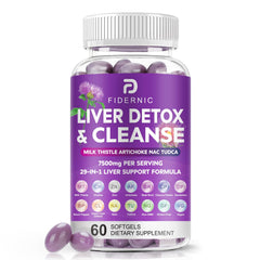 Bottle of Liver Cleanse Detox & Repair milk thistle supplement