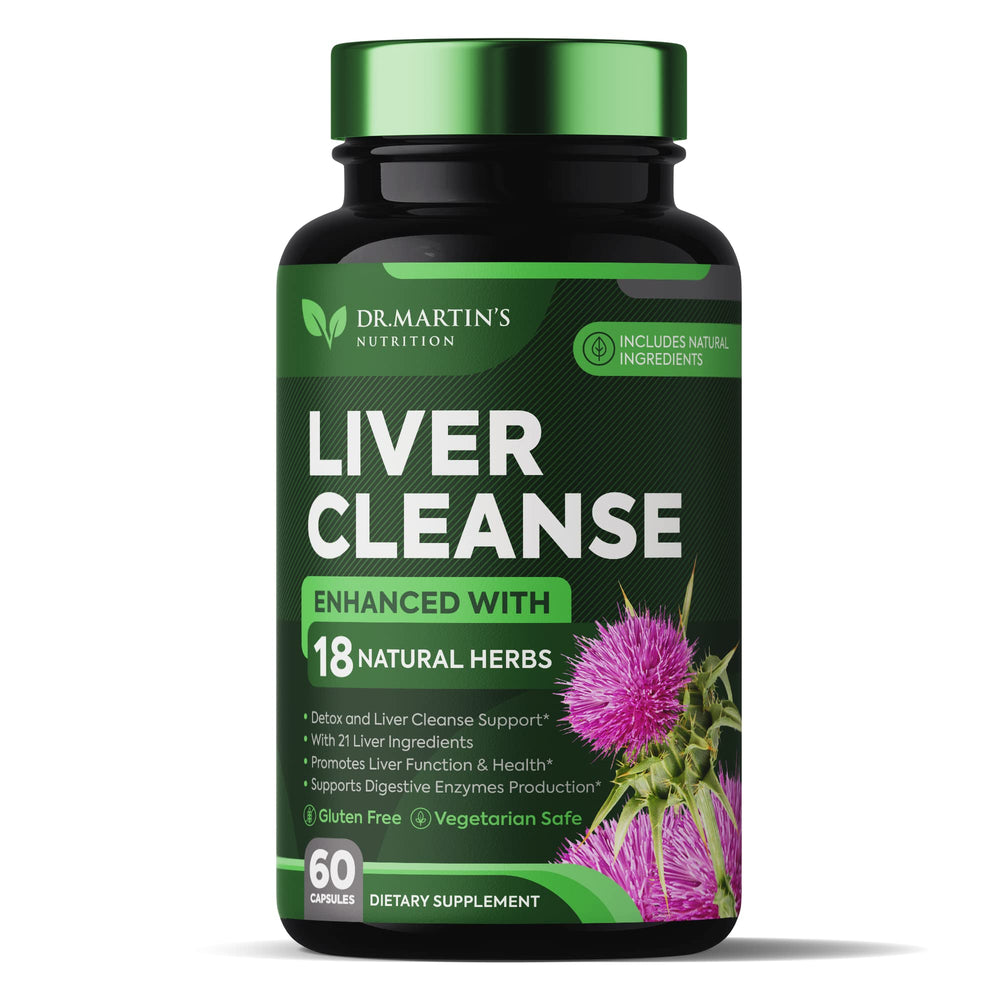Bottle of Liver Cleanse Detox & Repair Formula supplement