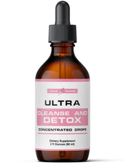 Milk thistle liver cleanse drops bottle