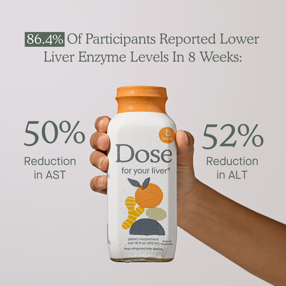 Illustration of organic ingredients: milk thistle, turmeric, dandelion, ginger, orange
