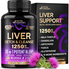 Bottle of Liver Cleanse Detox with Milk Thistle