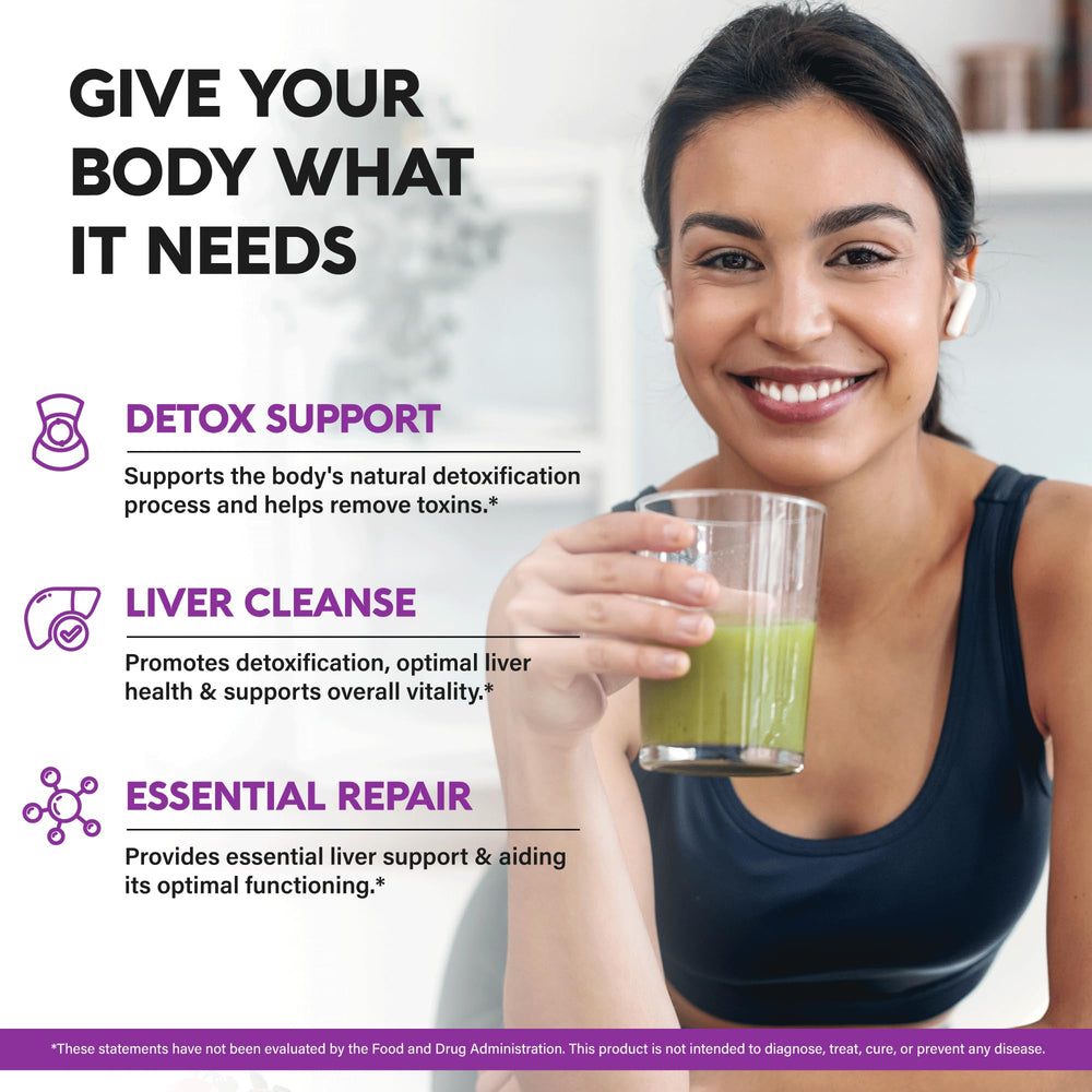 TUDCA, Glutathione & NAC ingredients for detoxification
