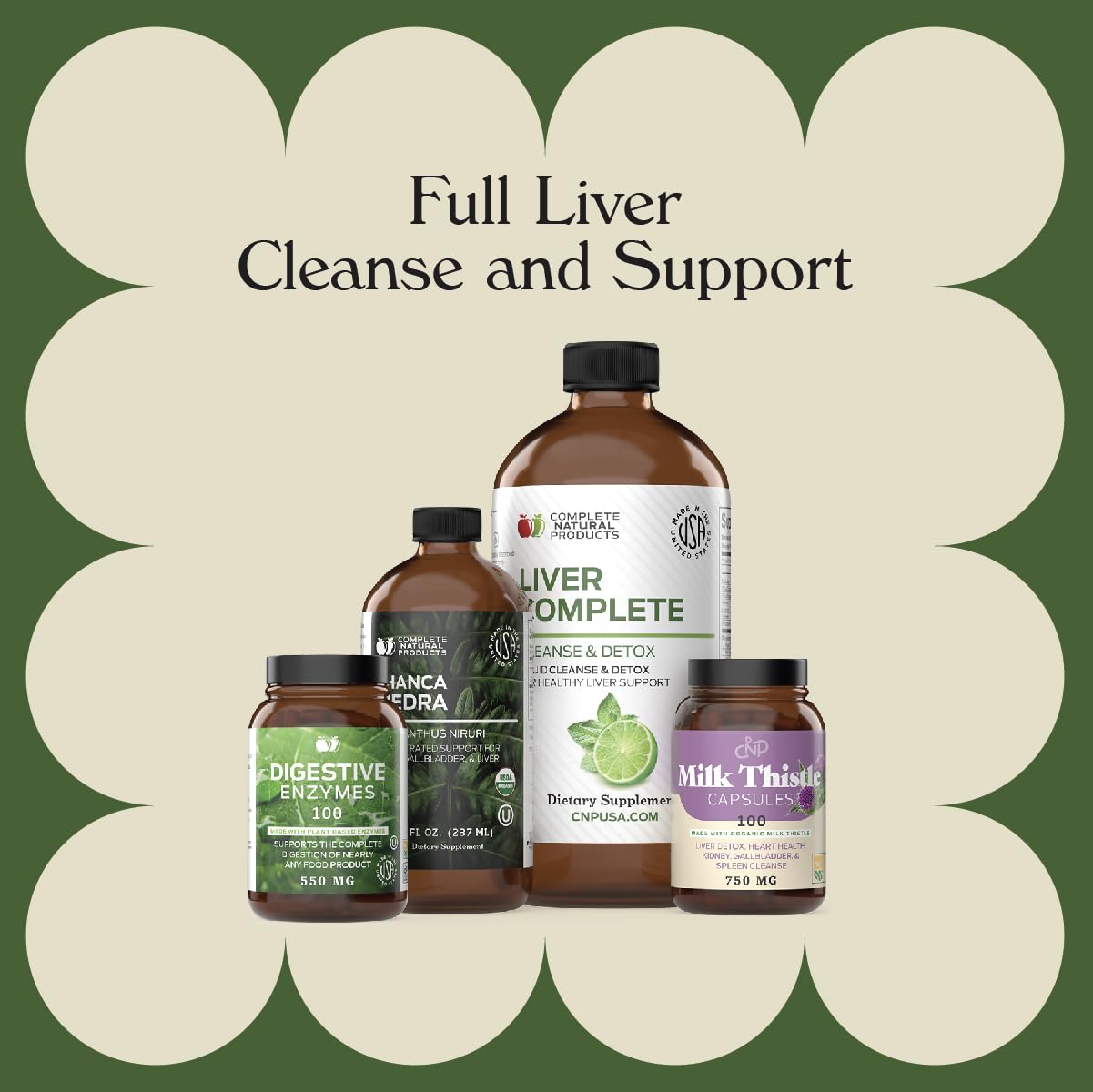 Digestive enzymes bottle included in bundle