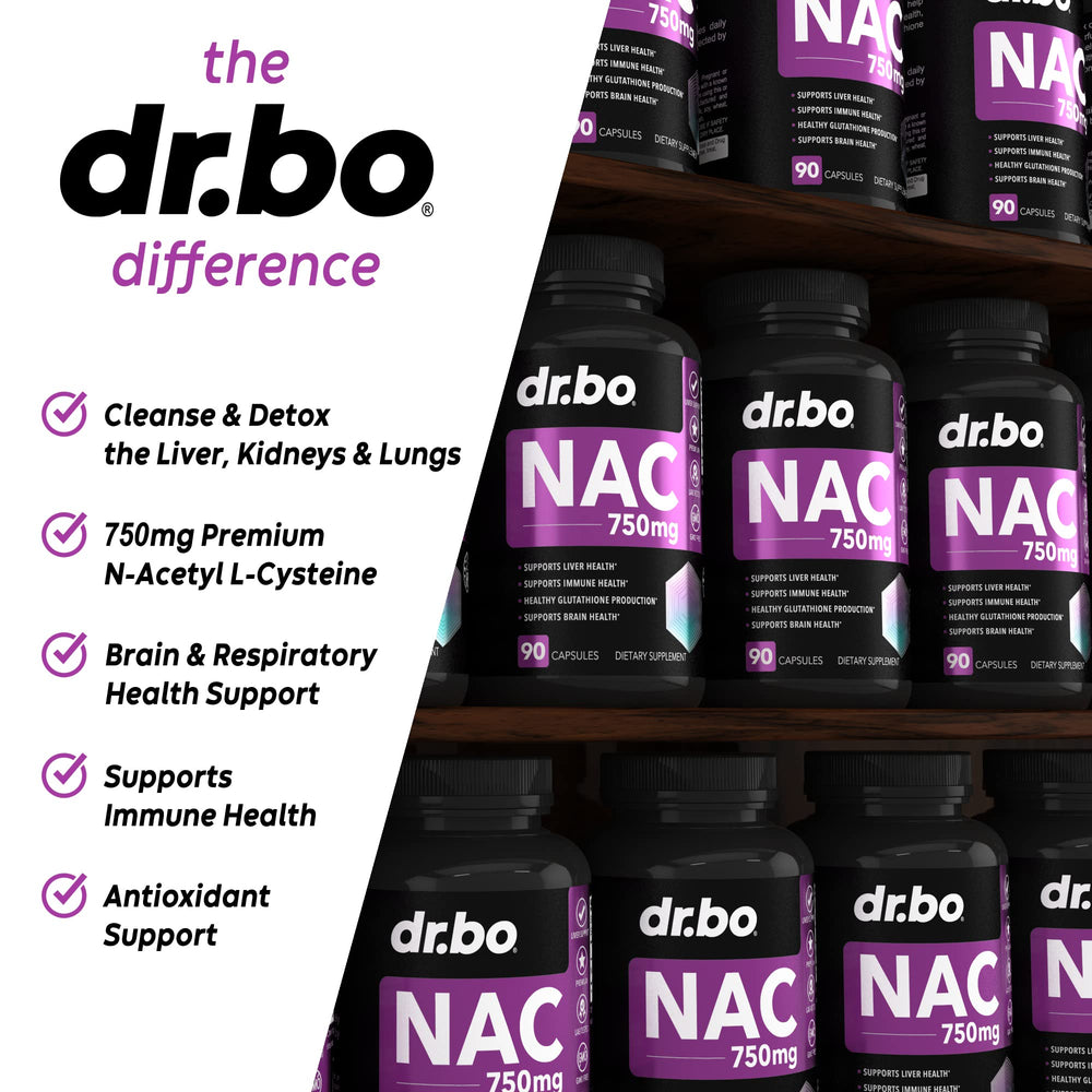 Liver detox concept visual with DR. BO NAC supplement