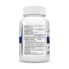 Liver Medic Hepatiben ingredients scan highlights Silybin, NAC and turmeric for antioxidant support.