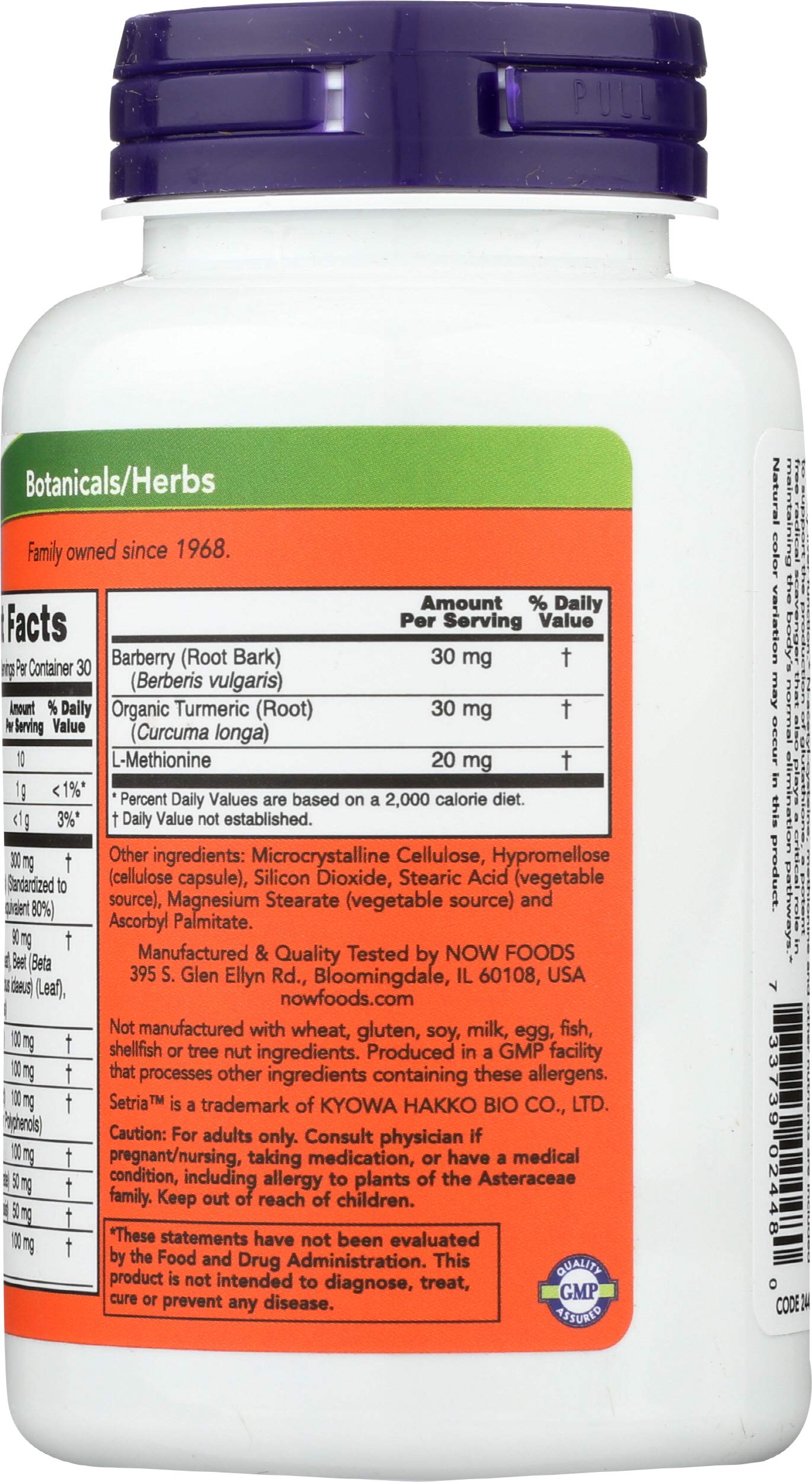 Liver Refresh bottle close-up label showing 90 capsules