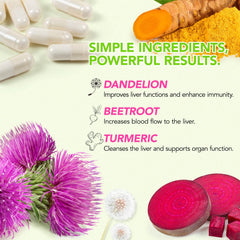 Capsules arranged for Liver Renew Cleanse Detox