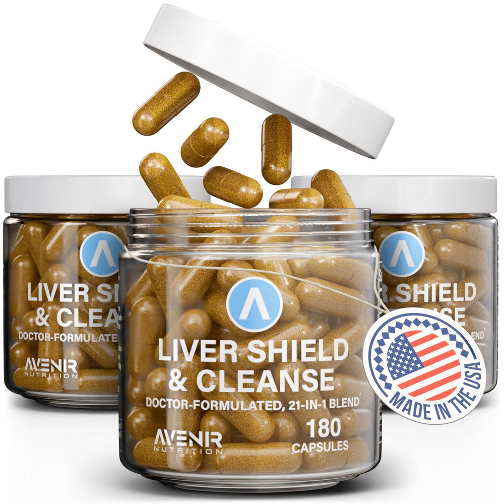 Liver Shield & Cleanse bottle and packaging