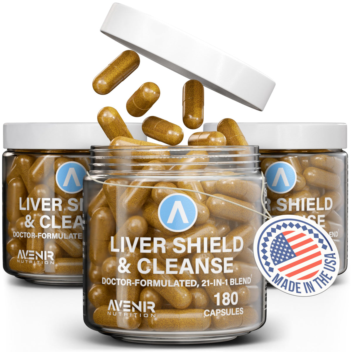 Liver Shield & Cleanse bottle and packaging