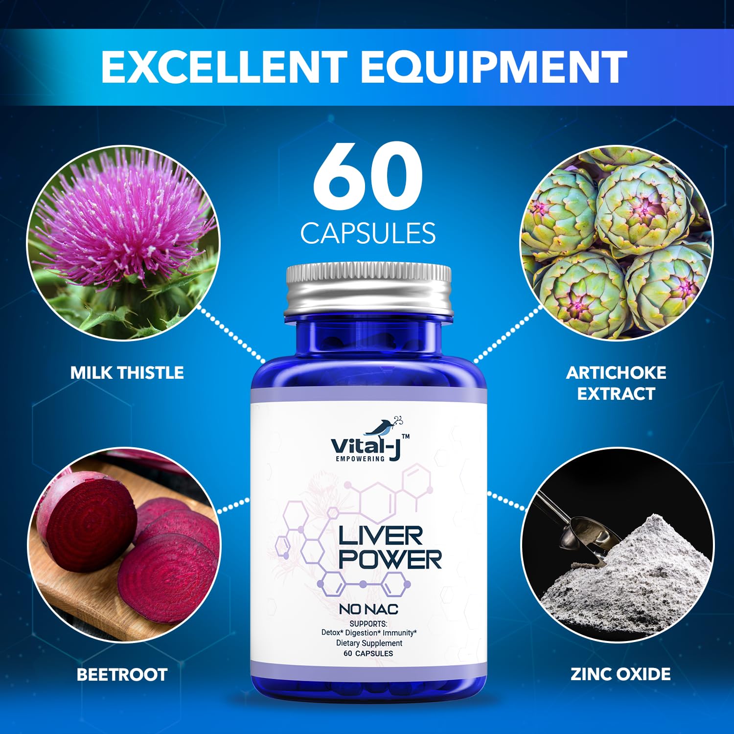 Capsules representing detox and liver nourishment for digestion and immunity