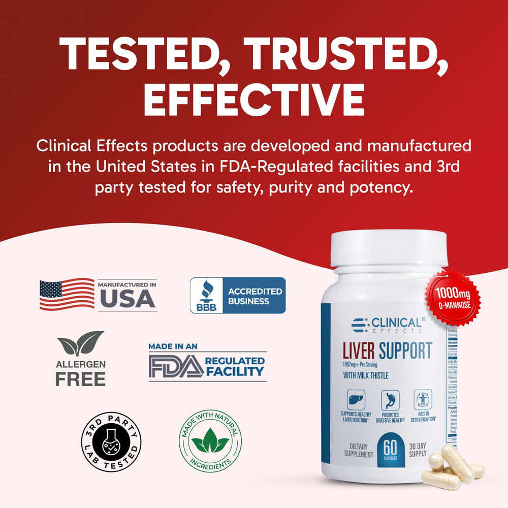 Liver Support bottle with Made in USA label
