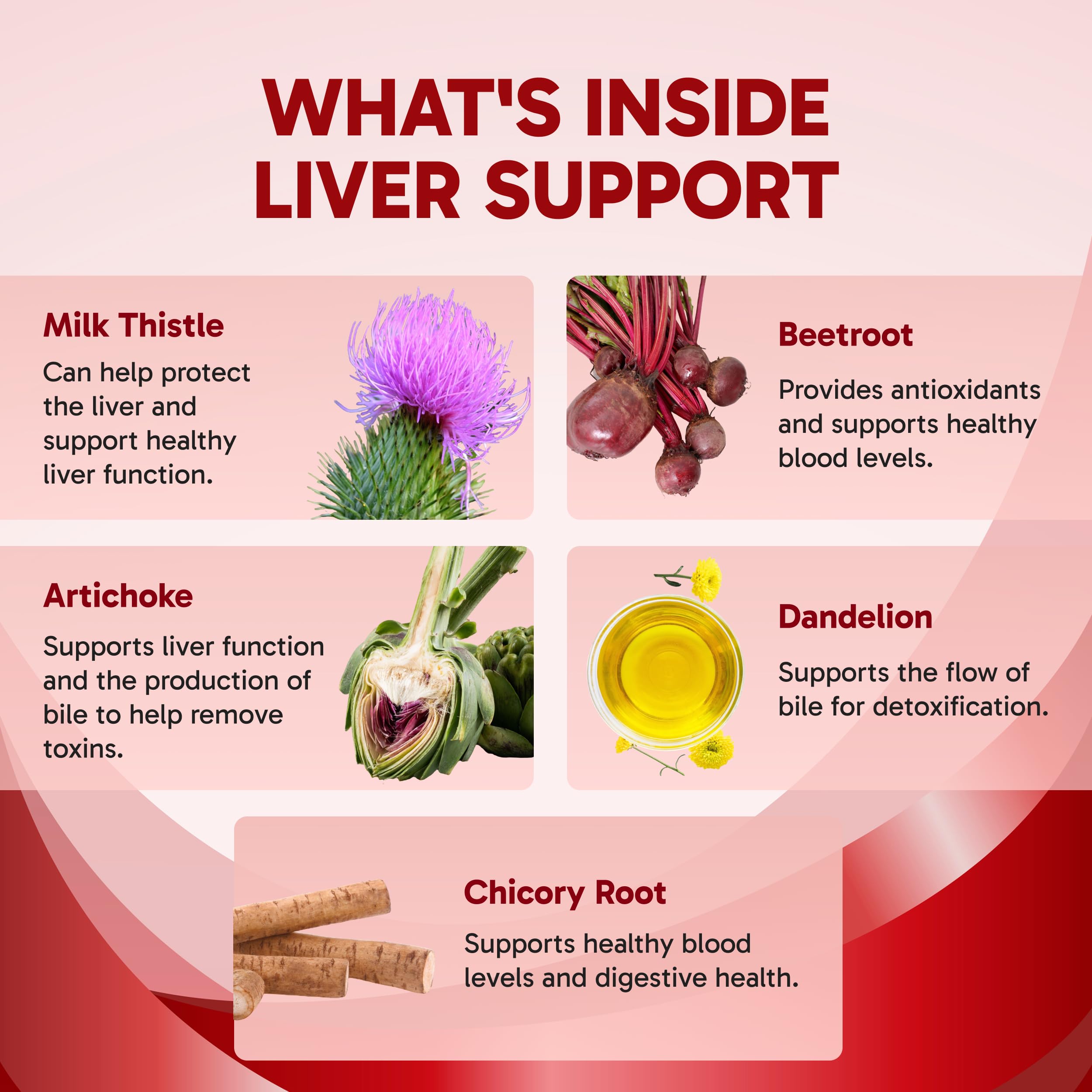 Detox ingredients in Liver Support