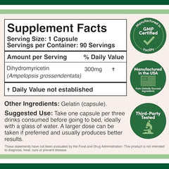 Liver support DHM from Hovenia Dulcis extract capsules