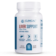 Bottle of Liver Support with milk thistle and zinc, 60 veggie capsules