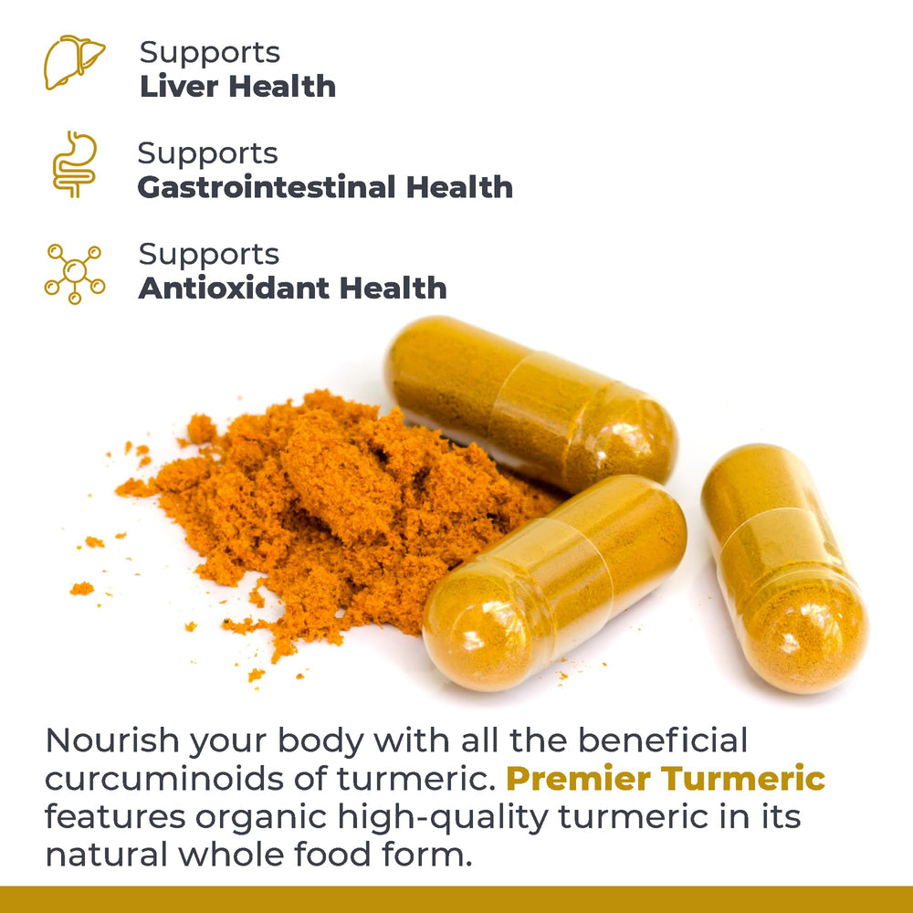Illustration highlighting liver support from turmeric