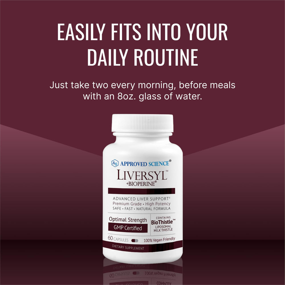 Liversyl manufactured in USA in GMP-certified facility