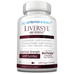 Liversyl Milk Thistle (300 mg, 80% silymarin) with sunflower phospholipids