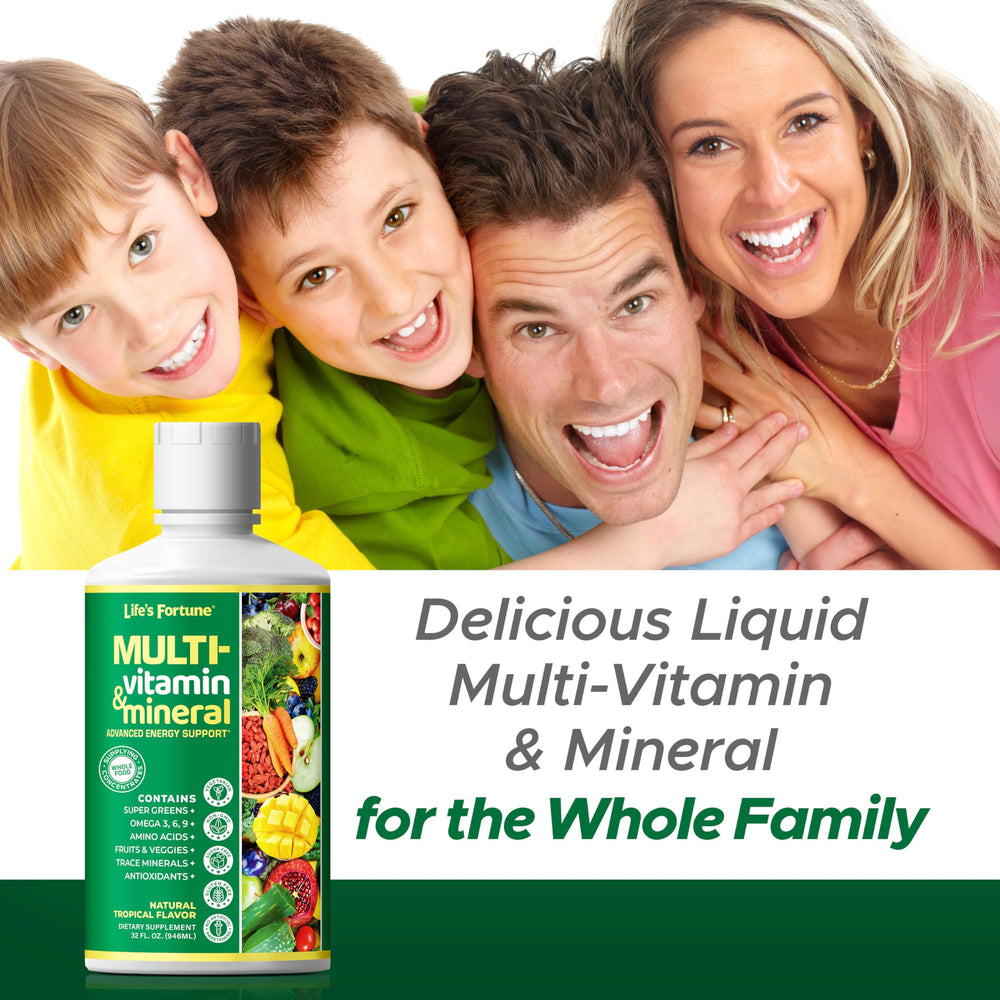 Storage instructions for Life's Fortune liquid multivitamin