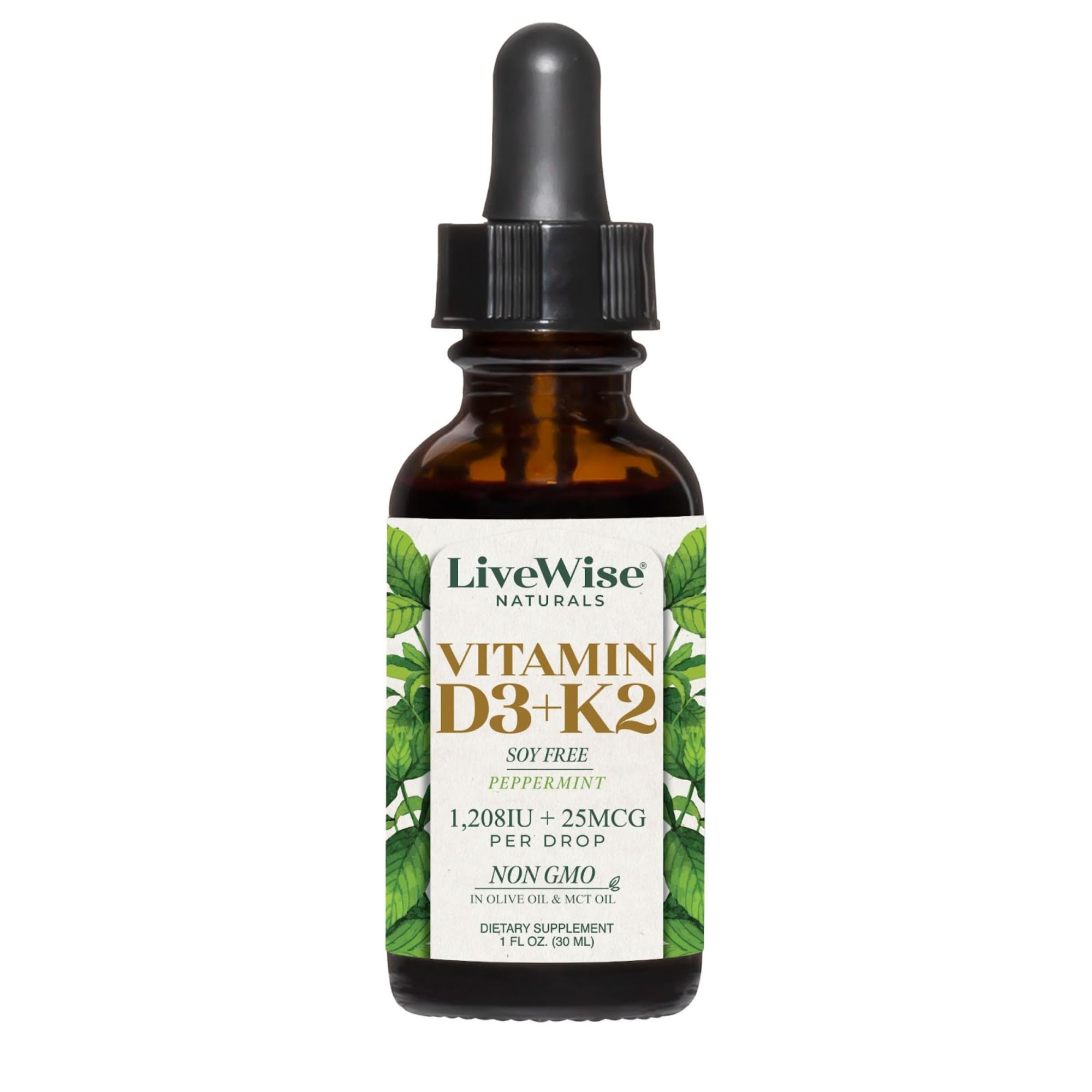 Close-up of droplet showing the liquid formula