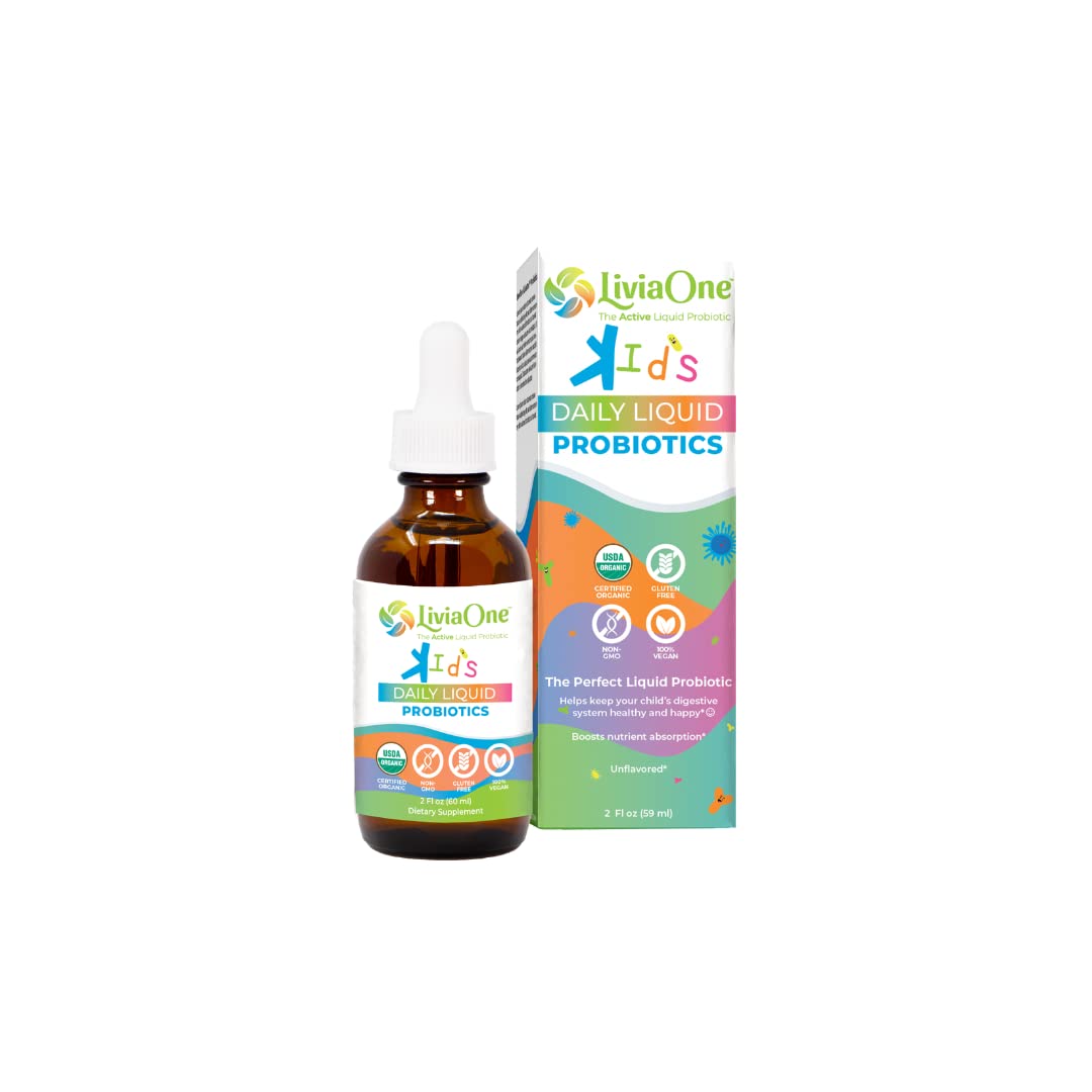 LiviaOne Kids probiotic bottle 2 fl oz