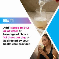 Grass-fed collagen peptides label on jar