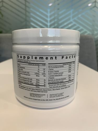 Livingood Daily Electrolytes lemon-lime in glass for citrus hydration.