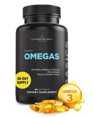 Livingood Daily Fish Oil Omega-3 bottle label